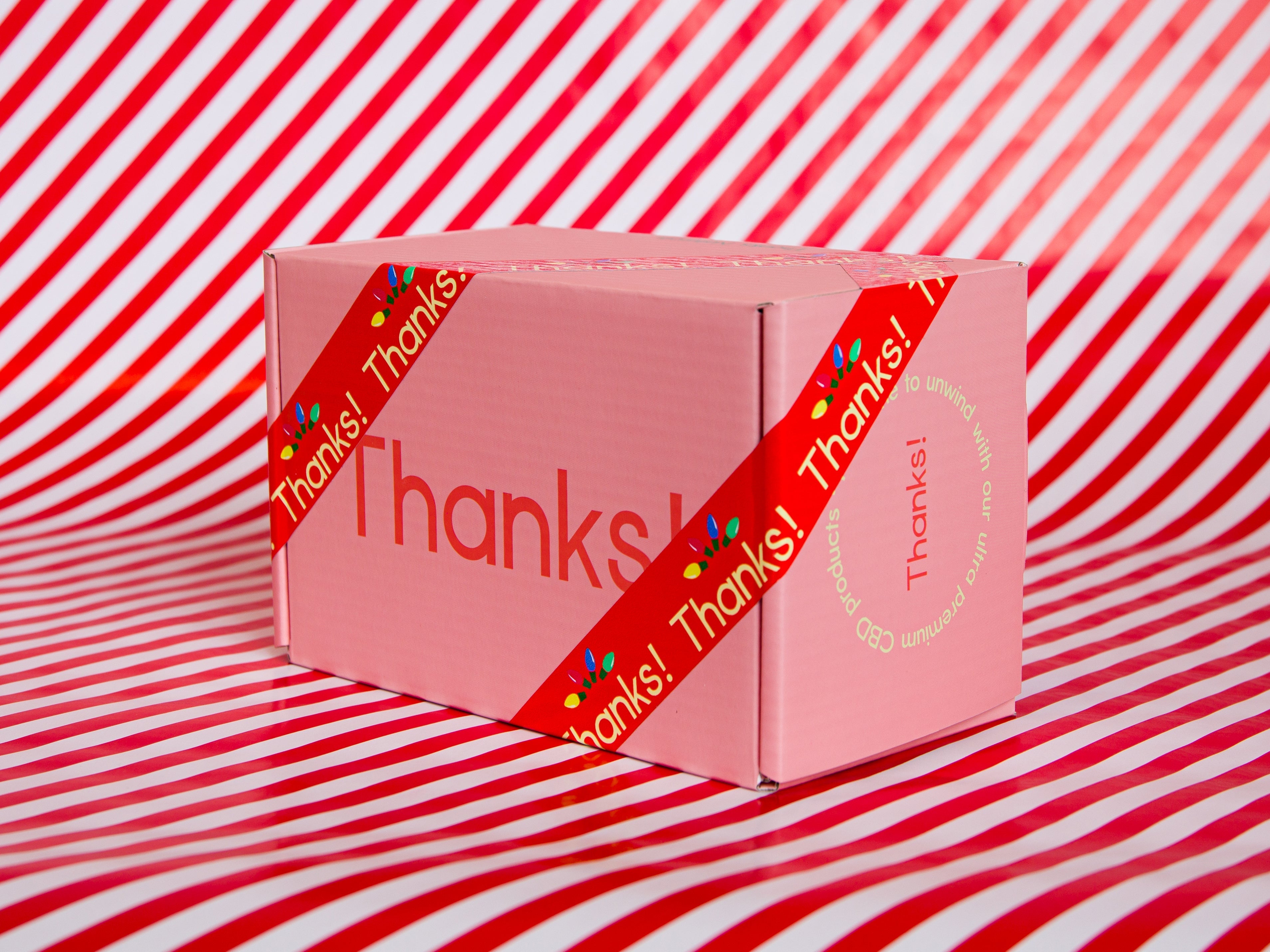 custom Thanks! box