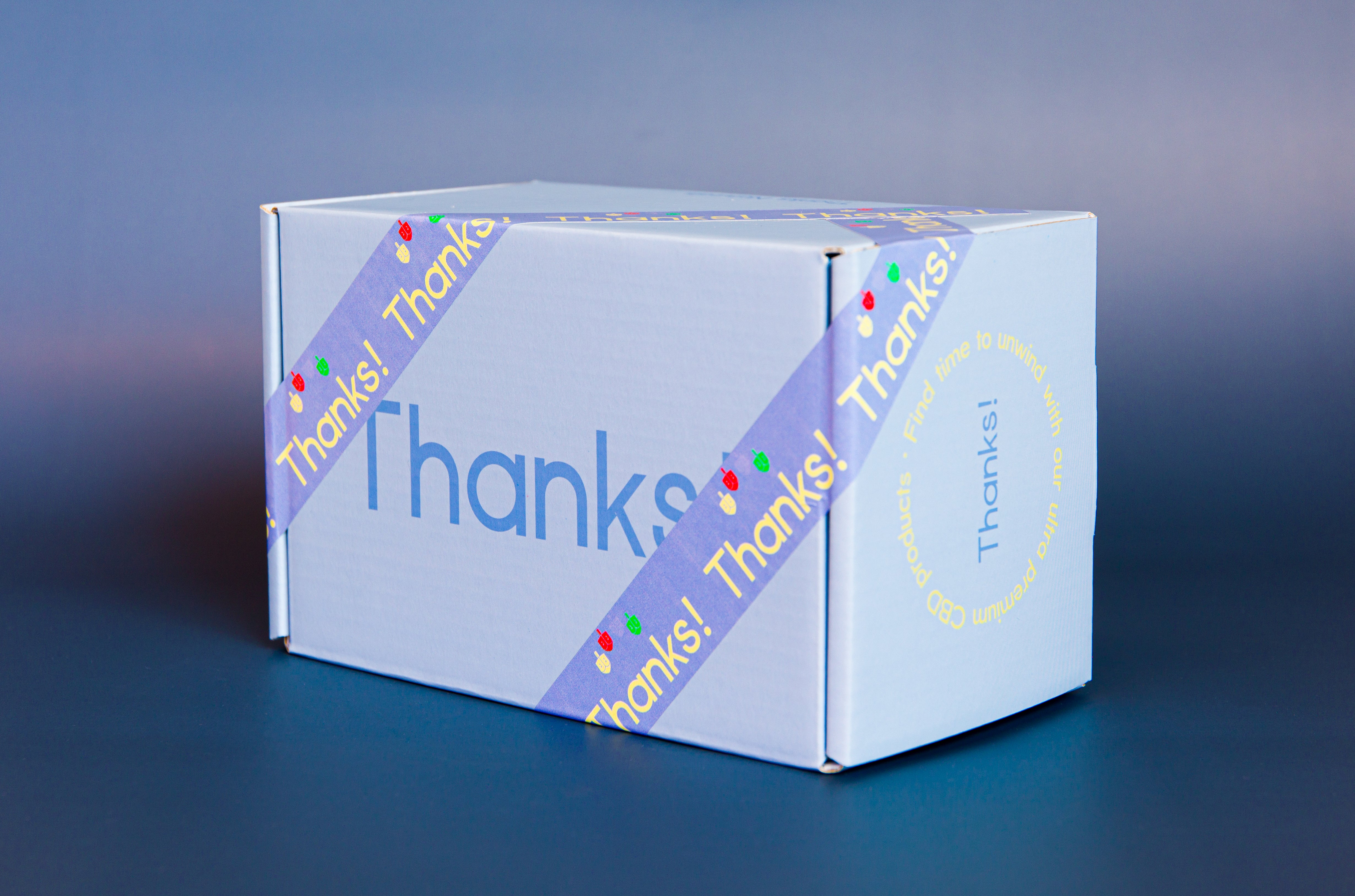 custom Thanks! box